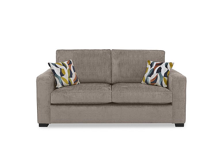 Abberton 3 Seater Standard Sofa Bed - Latte Bromley Chenille Plain
