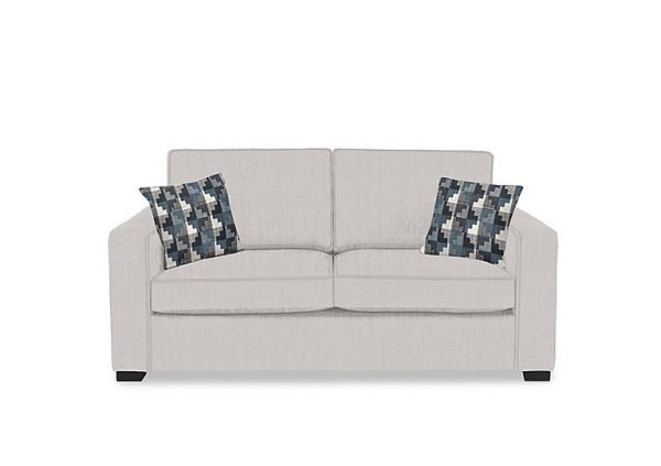 Abberton 3 Seater Standard Sofa Bed  Mist Debden Plain | Bed Sava