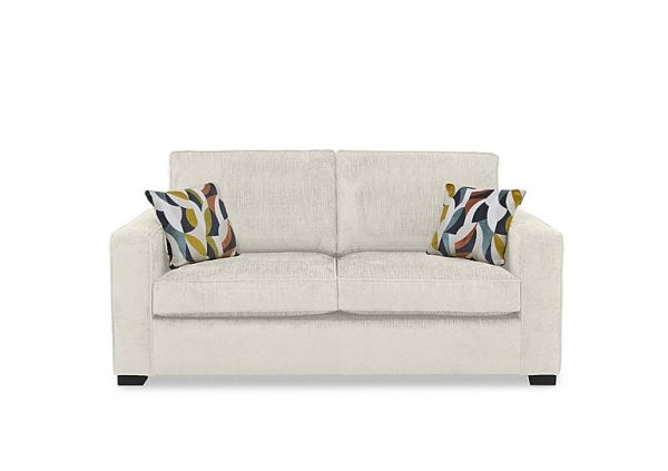 Abberton 3 Seater Standard Sofa Bed  Oatmeal Bromley Chenille Plain | Bed Sava