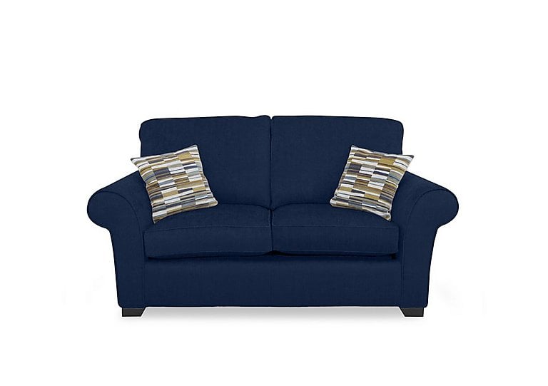 Hedingham 2 Seater Standard Sofa Bed - Indigo Ashton Chenille Plain