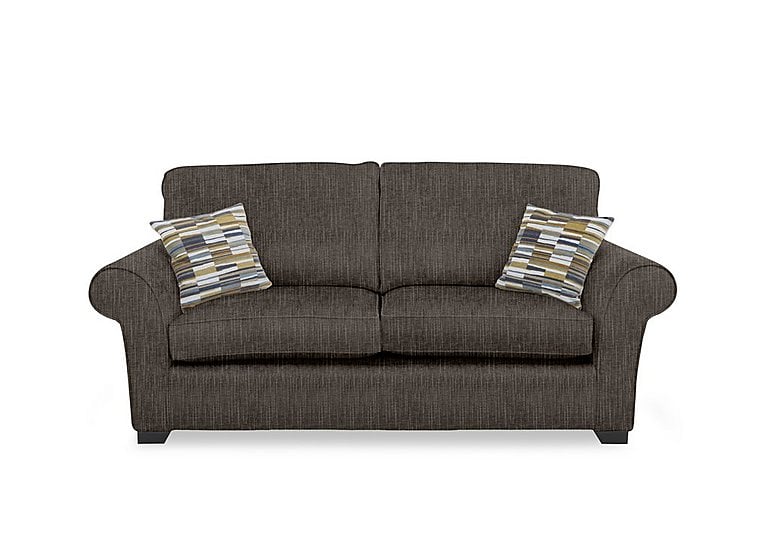 Hedingham 3 Seater Standard Sofa Bed - Espresso Bromley Chenille Plain