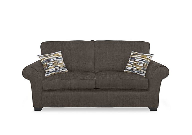 Hedingham 3 Seater Standard Sofa Bed - Mink Thaxted Chenille Plain