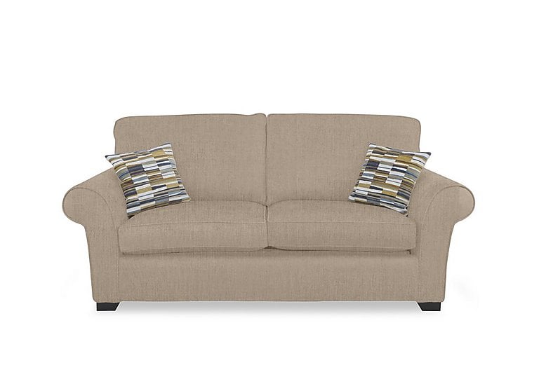 Hedingham 3 Seater Standard Sofa Bed - Sand Thaxted Chenille Plain