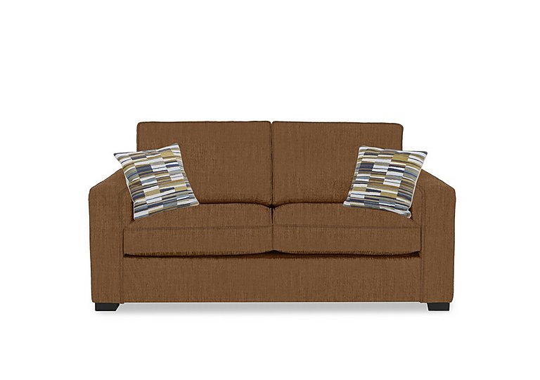 Abberton 3 Seater Deluxe Sofa Bed - Caramel Thaxted Chenille Plain