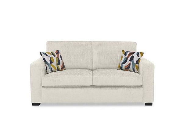 Abberton 3 Seater Deluxe Sofa Bed  Oatmeal Bromley Chenille Plain | Bed Sava