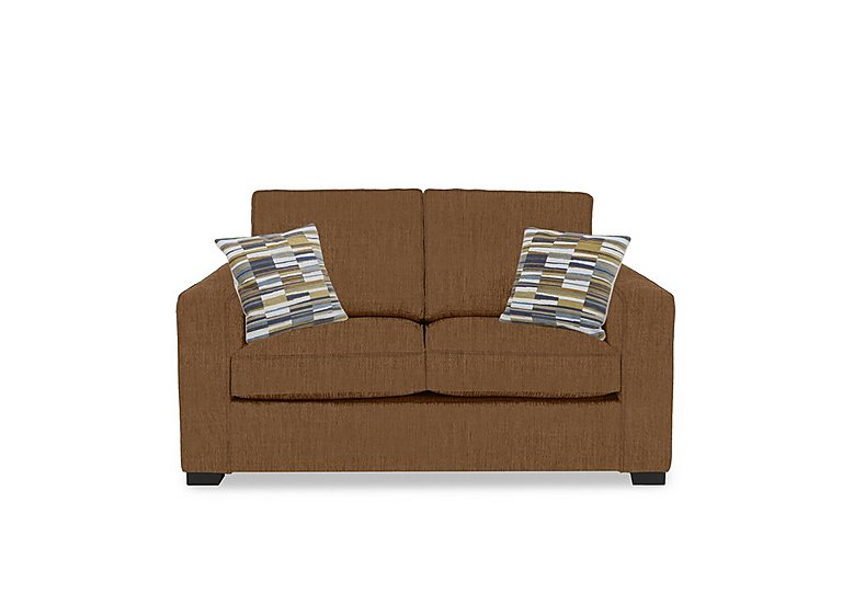Abberton 2 Seater Deluxe Sofa Bed - Caramel Thaxted Chenille Plain
