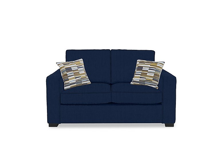 Abberton 2 Seater Deluxe Sofa Bed - Indigo Ashton Chenille Plain