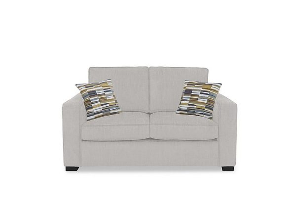 Abberton 2 Seater Deluxe Sofa Bed  Oyster Ashton Chenille Plain | Bed Sava