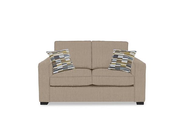 Abberton 2 Seater Deluxe Sofa Bed  Sand Thaxted Chenille Plain | Bed Sava