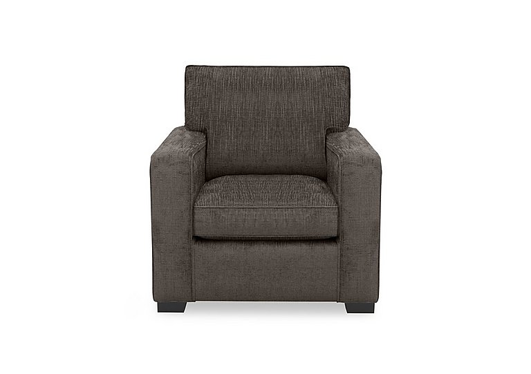 Abberton Armchair - Espresso Bromley Chenille Plain