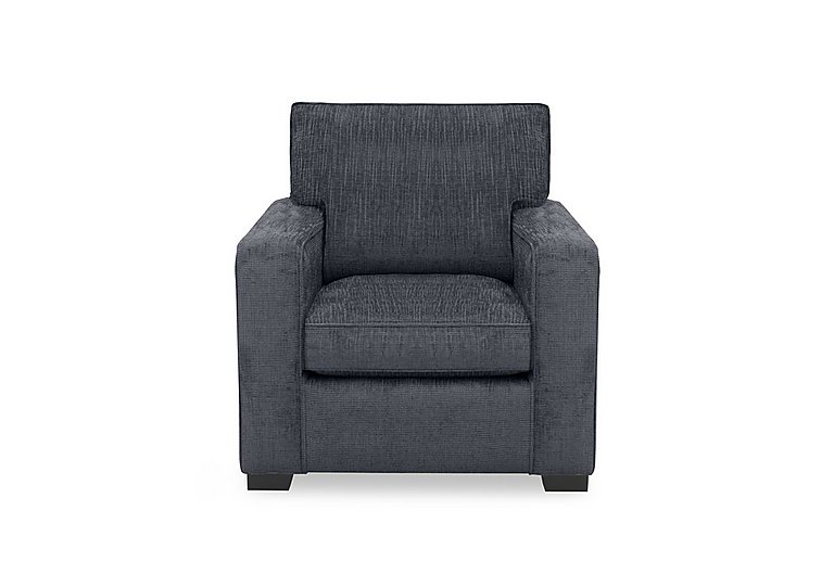 Abberton Armchair - Iron Bromley Chenille Plain