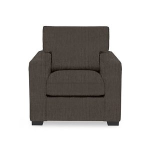 Abberton Armchair  Mink Thaxted Chenille Plain | Bed Sava
