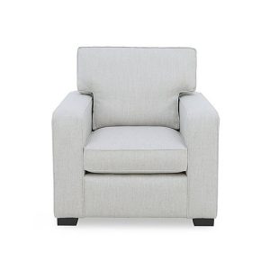 Abberton Armchair  Mist Debden Plain | Bed Sava