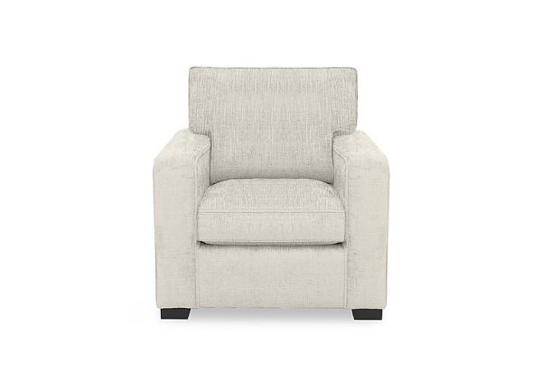 Abberton Armchair  Oatmeal Bromley Chenille Plain | Bed Sava