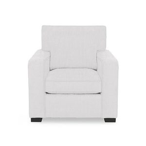 Abberton Armchair  Pearl Ashton Chenille Plain | Bed Sava