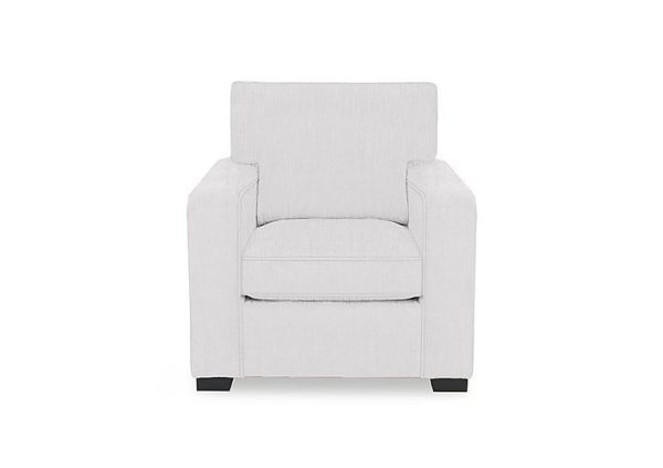 Abberton Armchair  Pearl Ashton Chenille Plain | Bed Sava