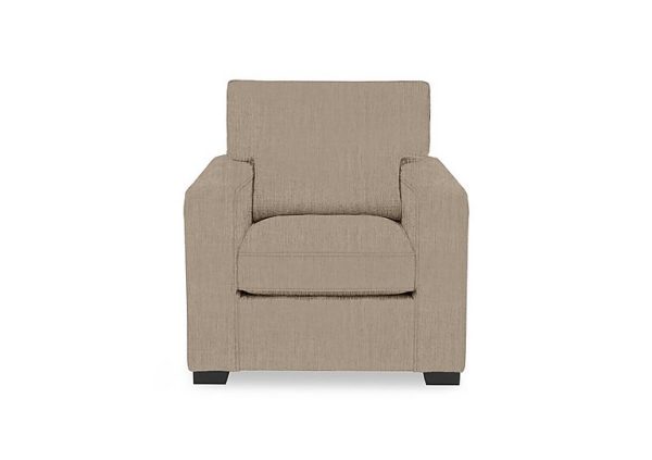 Abberton Armchair  Sand Thaxted Chenille Plain | Bed Sava