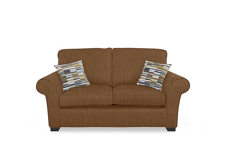 Hedingham 2 Seater Deluxe Sofa Bed - Caramel Thaxted Chenille Plain