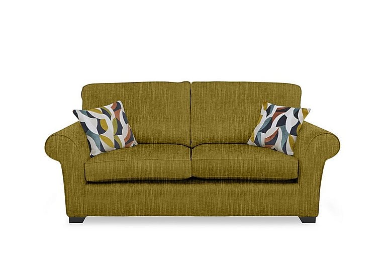 Hedingham 3 Seater Deluxe Sofa Bed - Dill Bromley Chenille Plain