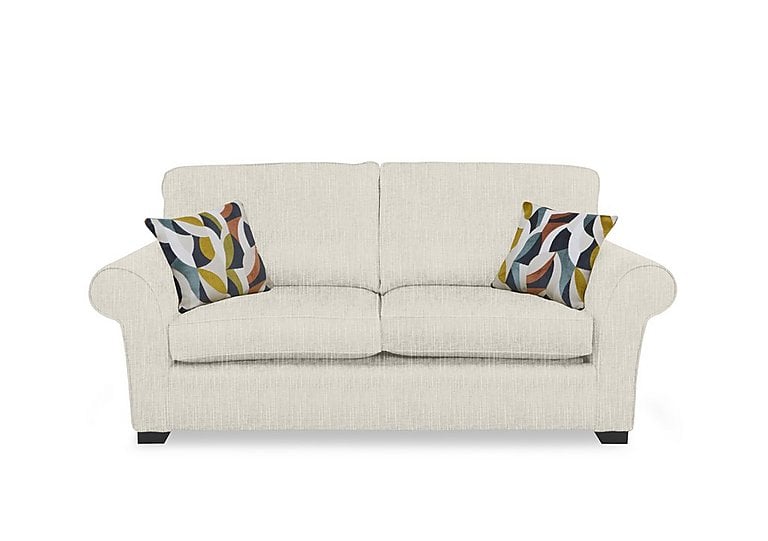 Hedingham 3 Seater Deluxe Sofa Bed - Oatmeal Bromley Chenille Plain