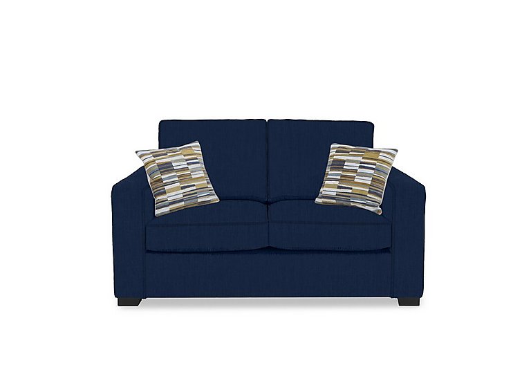 Abberton 2 Seater Standard Sofa Bed - Indigo Ashton Chenille Plain