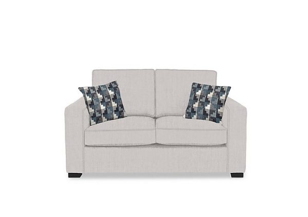 Abberton 2 Seater Standard Sofa Bed  Mist Debden Plain | Bed Sava