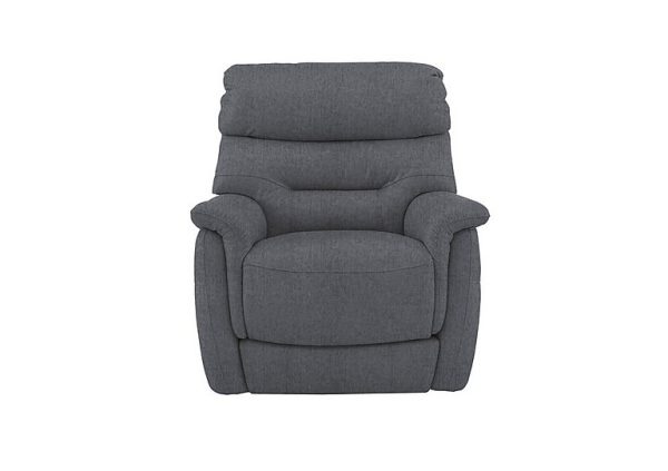 Chicago Fabric Armchair with Battery Recliner | Bed Sava