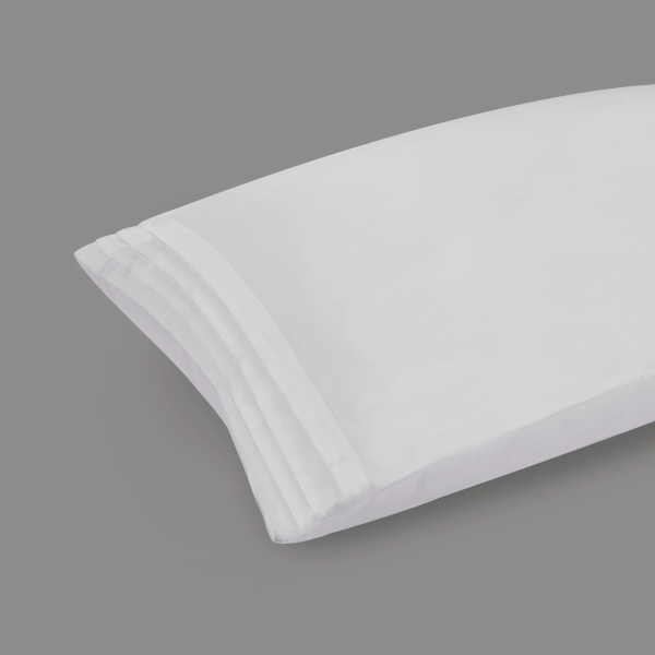 800 Thread Count Pair 2 Pillowcases of Egyptian Cotton Regalwood Lux Buttery Smooth Pillowcases  Brilliant White Standard  White | Bed Sava