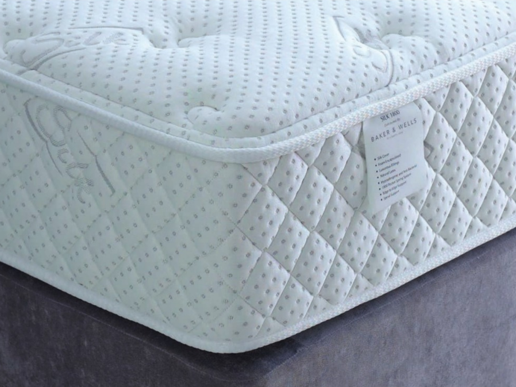 Silk Latex Mattress 1800 Pocket Spring Firm