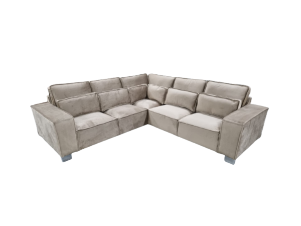 Sloane Luxury Large Double Corner Sofa Mink | Bed Sava