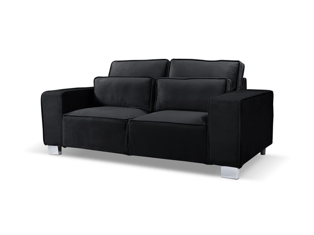 Sloane Luxury Large 3 Seater Sofa Black