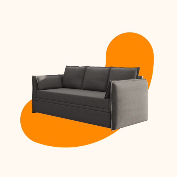 Emma Sofa Bed Dark Grey | Bed Sava