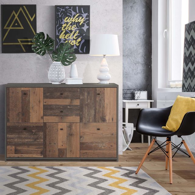 Best Chest Storage Cabinet with 2 Drawers and 5 Doors