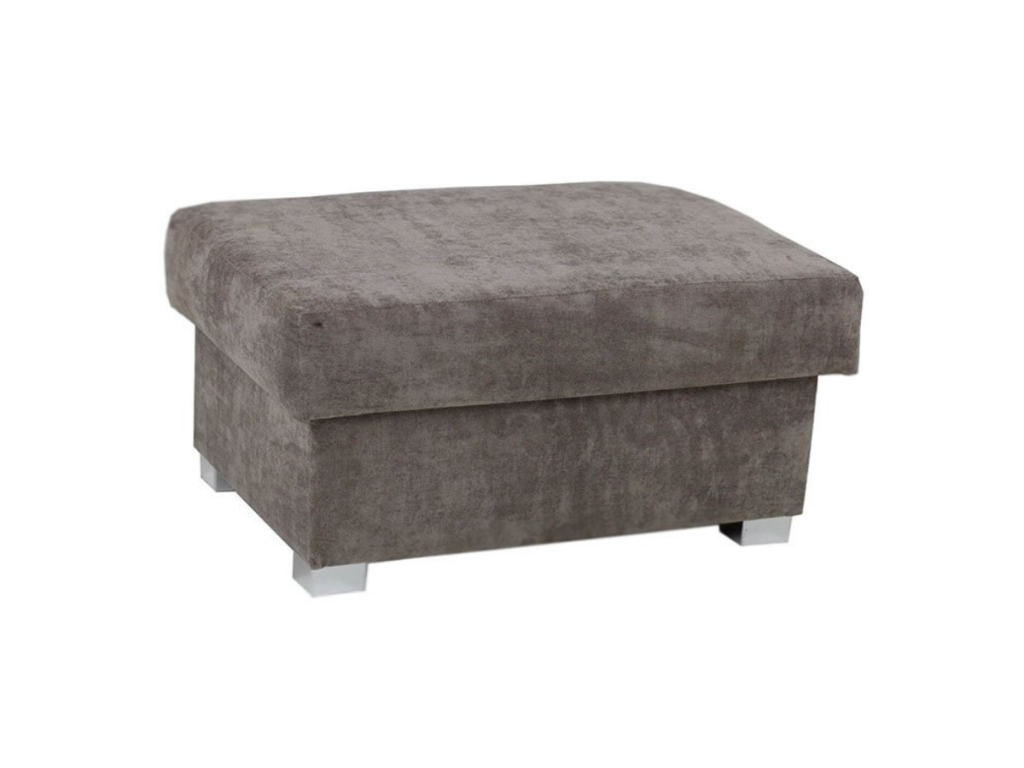 Vegas Footstool Storage Grey