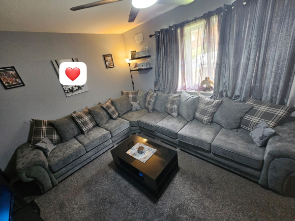 Verona Corner Sofa 8 Seater Universal Scatter Back Grey | Bed Sava