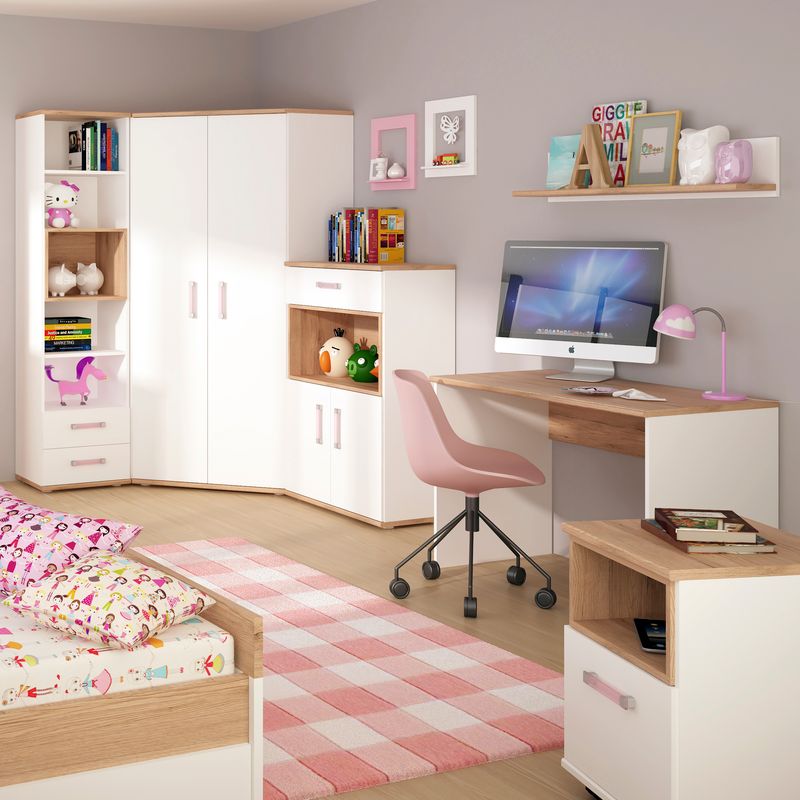 4KIDS 1 Drawer Bedside Cabinet
