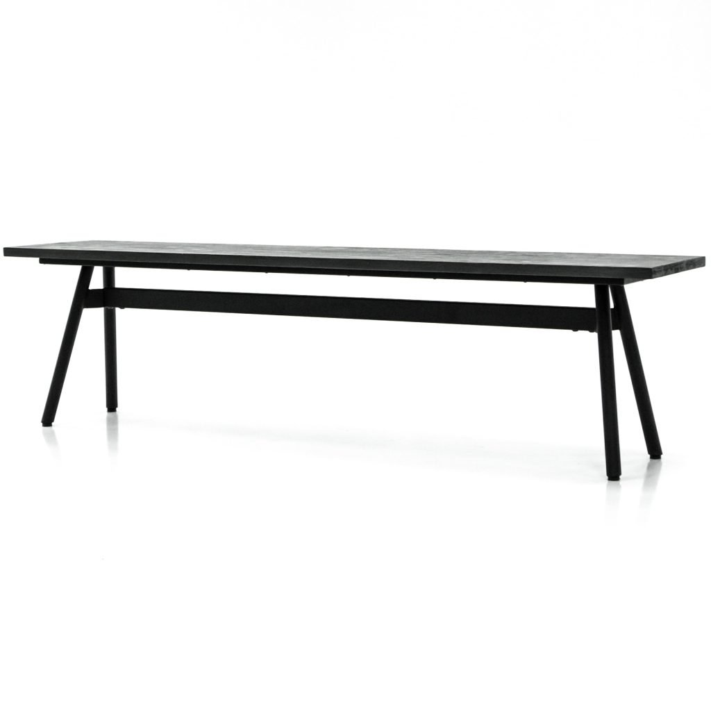 Burnham II Herringbone Wooden Bench