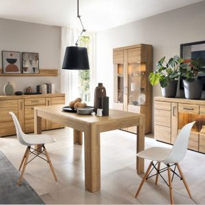 Cortina Extending Dining Table in Grandson Oak | Bed Sava