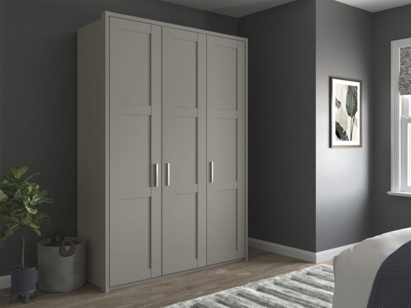 Alster 3 Door Hinged Wardrobe | Bed Sava