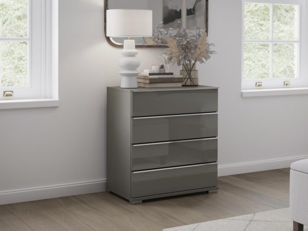 Sicily 4 Drawer Chest of Drawers | Bed Sava