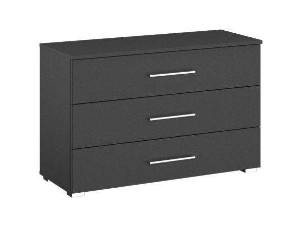 Lorenzo 3 Drawer Wide Chest of Drawers | Bed Sava