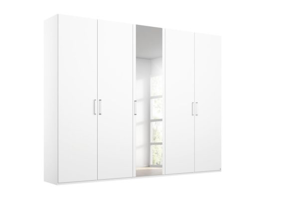 Lazio 5 Door Hinged Wardrobe | Bed Sava