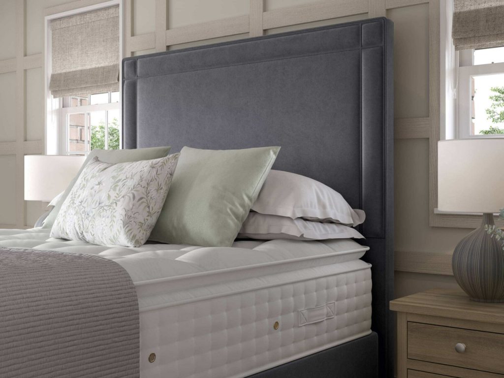 Staples & Co Buckingham Piped Floorstanding Headboard