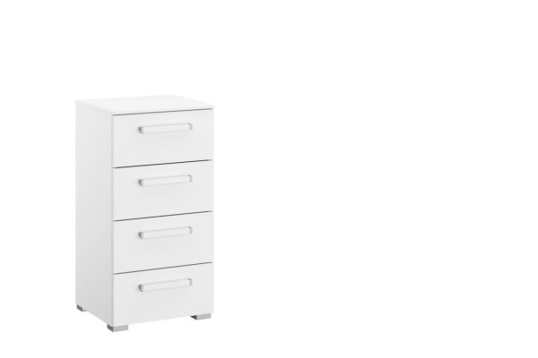 Lazio 4 Drawer Narrow Chest of Drawers | Bed Sava