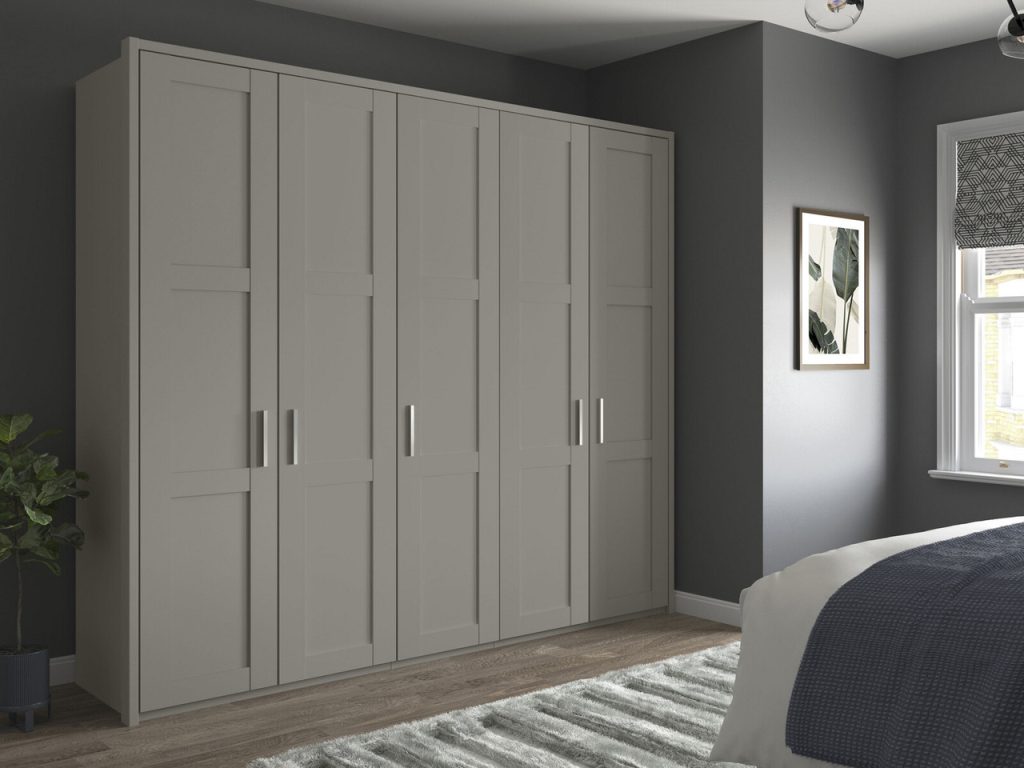 Alster 5 Door Hinged Wardrobe