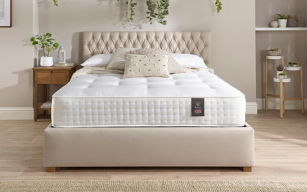 Aspire Natural Cashmere 2000 Pocket Mattress, Double