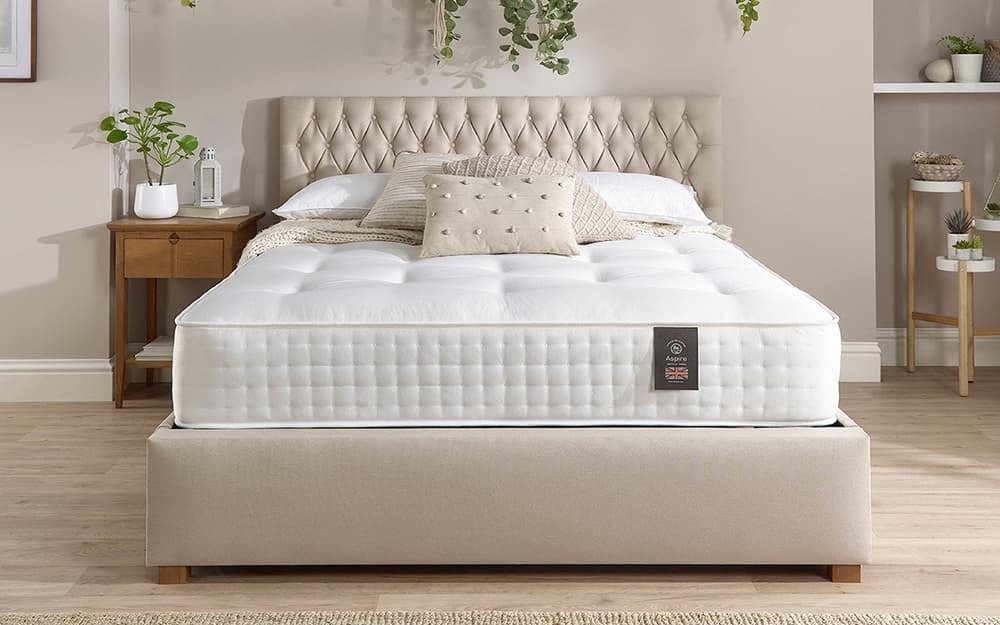 Aspire Natural Cashmere and Silk 3000 Pocket Mattress, King Size