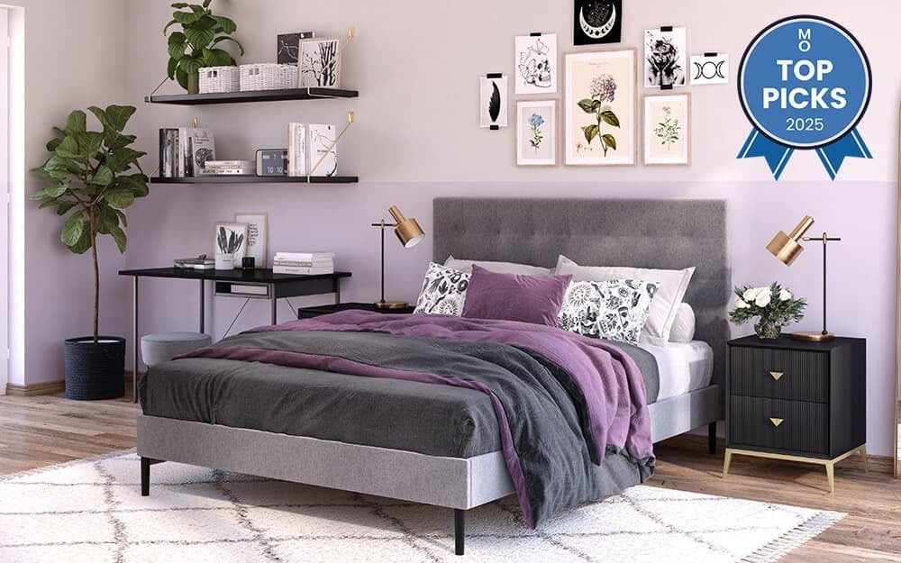 Novo Pandora Fabric Bed Frame, Single