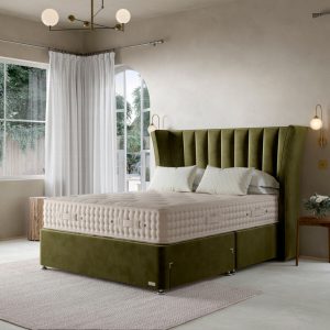 Hypnos Luxurious Earth 05 Divan Bed Set On Glides | Bed Sava