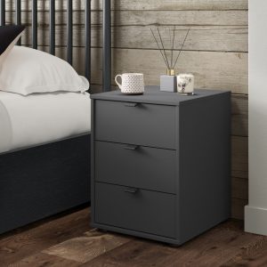 Emden 3 Drawer Bedside Cabinet | Bed Sava